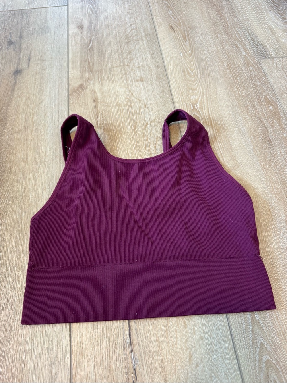 Victoria’s Secret Bralette Sports Bra Maroon Purple Size XL